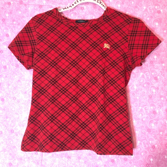 Burberry Other - Burberry London Children’s L Red Plaid T-shirt